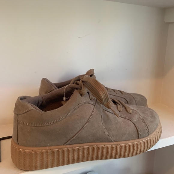 Army Green Platform Shoes - Picture 1 of 4